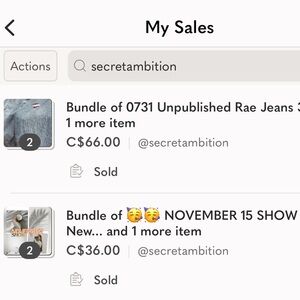 For Secretambition order
